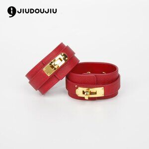 Sexy Buckle Handcuffs Red